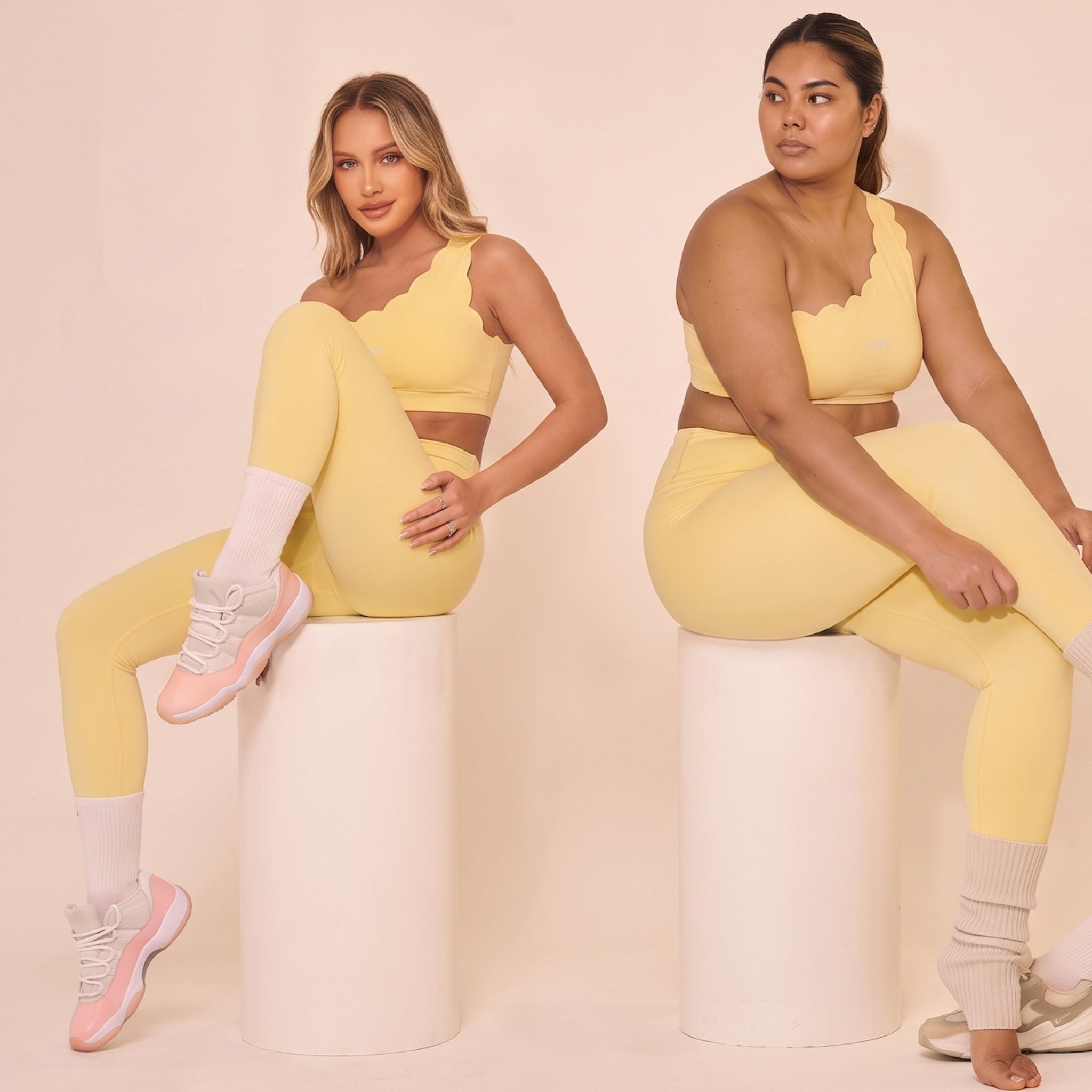 YELLOW HIGH-WAIST PETAL ENERGY LEGGING