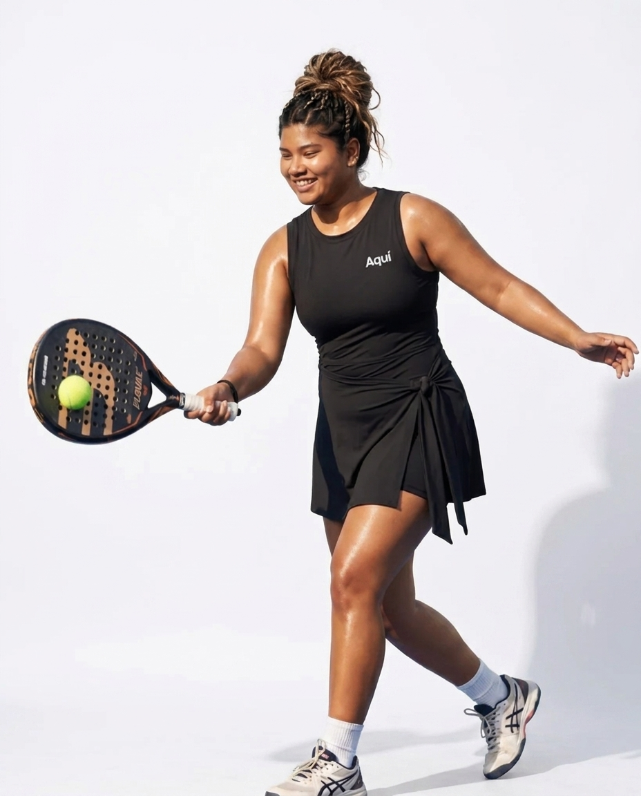 The Smash Skort Dress - Black