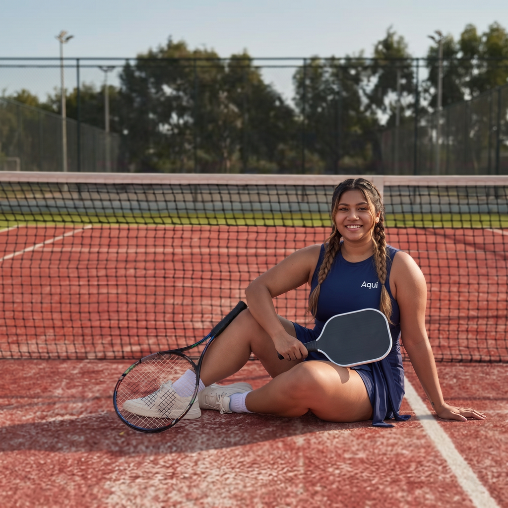 THE SMASH SKORT DRESS - NAVY BLUE